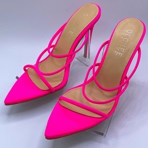 Olchee Hot Pink Heels